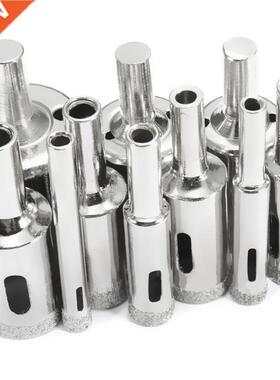*10pcs 6mm-30mm Diamond Coated Drill Bit Set Glass Ceramic T