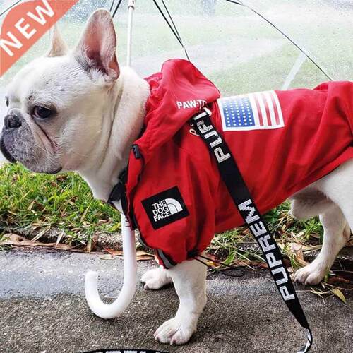 Fashion Pet Dog Raincoat for Dog Clothes Waterproof French B