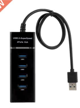 4 Port USB 3.0 Multi High Speed HUB Splitter Expansion Deskt