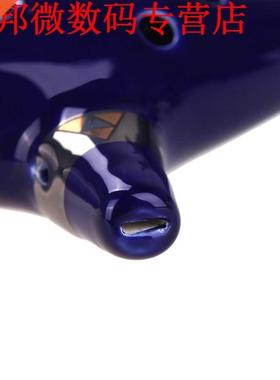 12 Hole Ceramic Ocarina Alto C Vessel Flute Wind Musical Ins