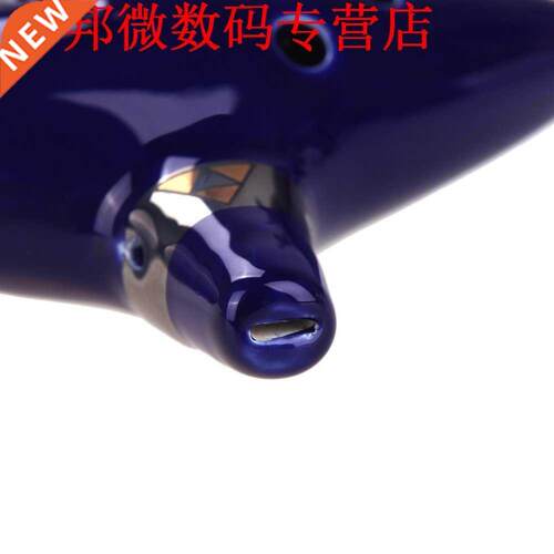 12 Hole Ceramic Ocarina Alto C Vessel Flute Wind Musical Ins