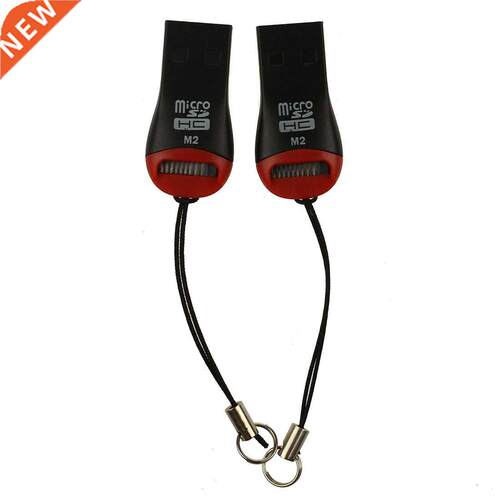 2 USB 2.0 Micro SD Card Reader T Flash TF M2