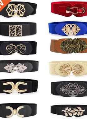 Women's Faionable Elastic Wide Variety Of Belt Designer Lu