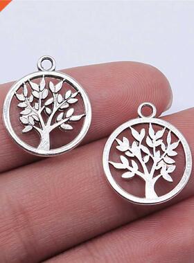 WYSIWYG 20pcs 17x17mm  Colors ree Of Life Charms Pendant Fo