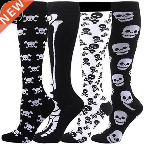 Sport Socks Hlloween Skull Horror Compression Sock Sport