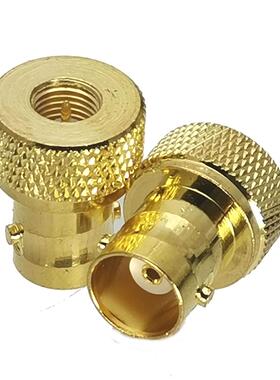 10Pcs BNC Female jack to SMA Male plug Gold Plated RF Adapte