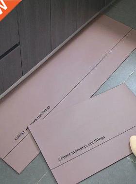 Kitchen Mat PU Leather Floor Mats Waterproof Oil Proof Anti