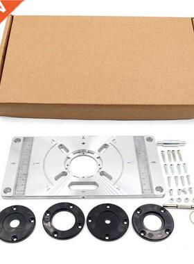 Router Table Insert Plate Aluminum Alloy Trimming Machine wi