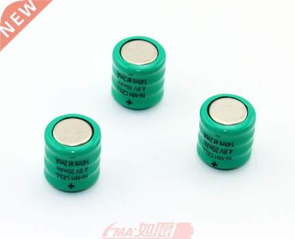 3x Ni-MH Button Rechargeable Battery 4.8V 20MAH Car LED Tor