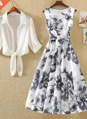 Dess Suit Women's Fashion 2022 Summe New Koean Bandage e