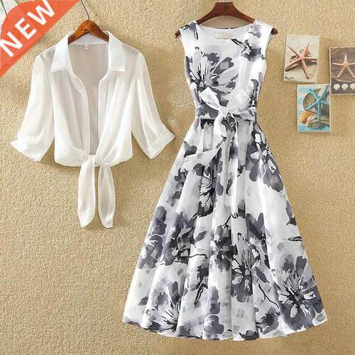 Dess Suit Women's Fashion 2022 Summe New Koean Bandage e