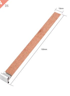 40Pcs 8mm 12.5mm 1mm Wooden Wick Candle with Sustainer Tab