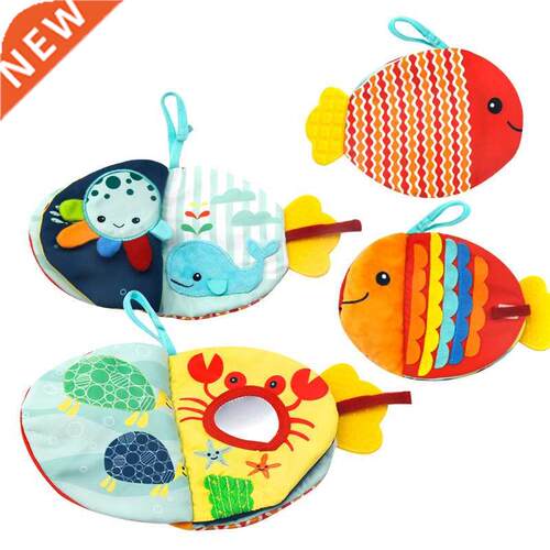 Creative Small Fi Cloth Book Cartoon Sea Animals Doll Baby
