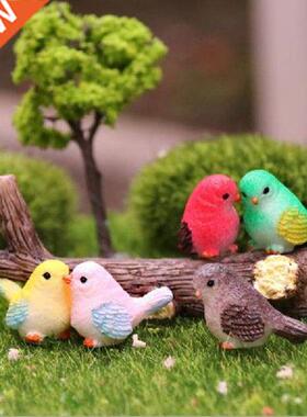 1/8pcs Fairy Garden Miniatures Mini Bird Garden Decorations