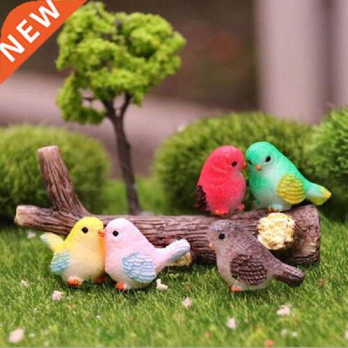 1/8pcs Fairy Garden Miniatures Mini Bird Garden Decorations