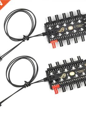 Supply Socket PC Speed Controller Adapter PWM Cooler HUB Spl