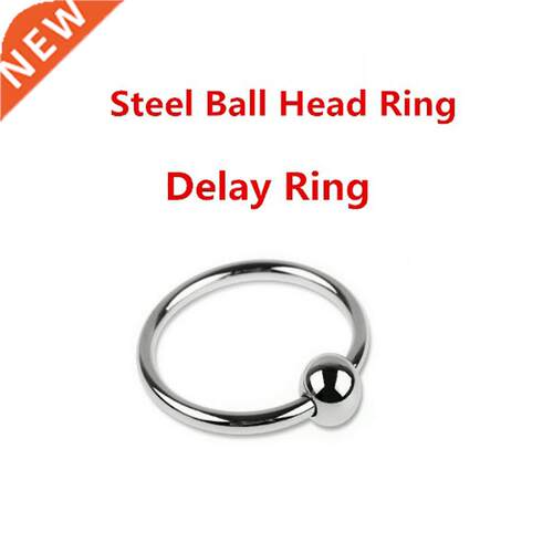 Stainless Steel Delay Lock Glans Rings Cock Ring
