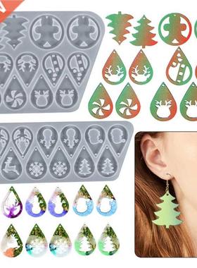 Christms Errings Epoxy Resin Mold Necklce Pendnts Cstin