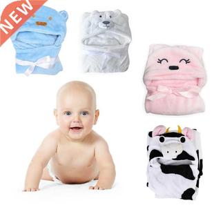 Hood Bath Towel for Kids Baby Bathrobe Cute Animal Towel Car