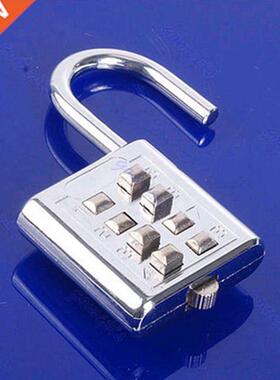 4 Digit Push Button Combination Number Luggage Lock Padlock