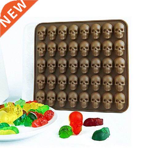 Halloween 40 Skull Shape Ice Cube Maker Home Bar Party Cool