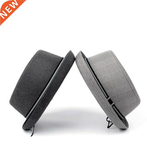 Women Men Fedora Hat Flat Pork Pie Hat For man Dad Bowler Po
