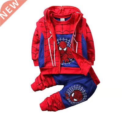 Spring Autumn Baby Boys Superheroes Sets Clothes Kids Long S