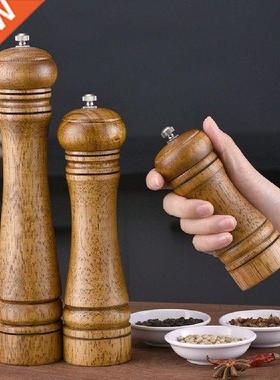 2021 Salt And Pepper Mill Set Oak Pepper Mill Refillable