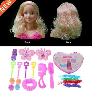 Girls Pretend Play Half Body Princess Hairdressing Make up