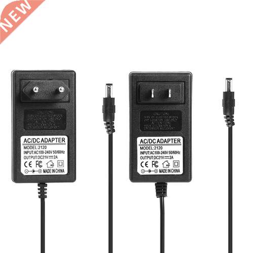 AC 100-240V DC 21V 2A Universal Power Adapter Supply Charger