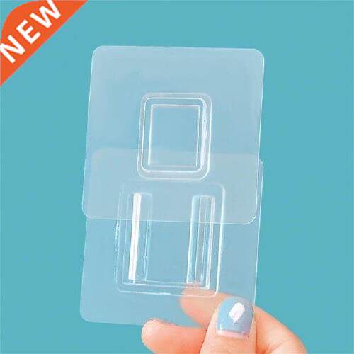 10 Pairs Double-Sided Adhesive Wall Hooks Hanger Strong