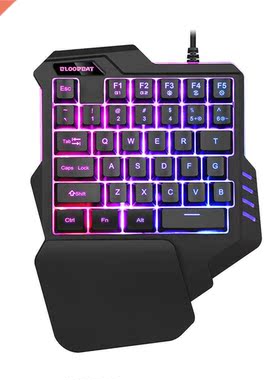 CARPRIE G92 Wired Gaming Keyboard With RGB Backlight Ergonom