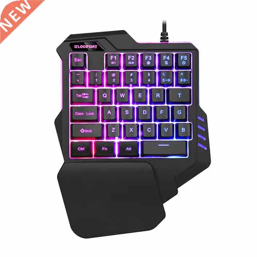 CARPRIE G92 Wired Gaming Keyboard With RGB Backlight Ergonom