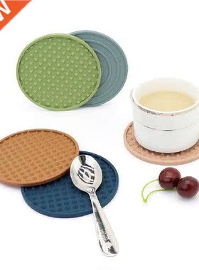 4 Pieces Dining Table Coasters Heat-resistant Cushion