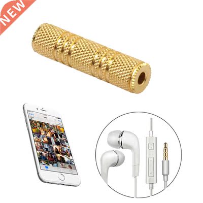 10pcs 3.5mm Vrouwelijke naar 3.5mm Vrouwelijke Audio Adapter