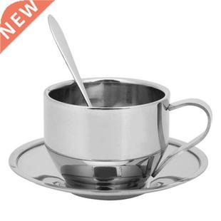 Coffee Shop Tools Anti Scald Stainless Steel Coffee Cup Mugs