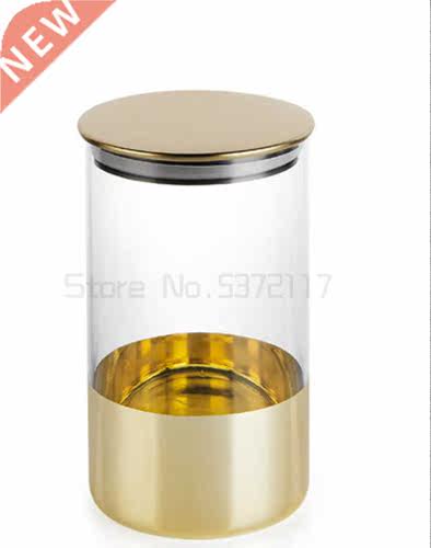 Glass Js Sealed Cans with Cover Kitchen Food Storage