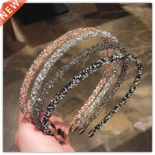 Crystal Beaded Hair Band Fashion Headwear Girl Women Handma