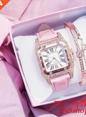 Luxury Women Watches Bracelet set 时尚女腕表手链套装 gift