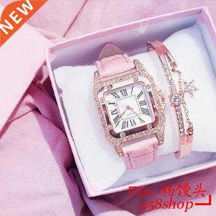 Luxury Women Watches Bracelet set 时尚女腕表手链套装 gift