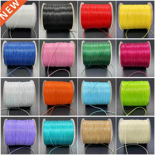 NEW 0.5/0.8/1.0/1.5/2.0/2.5mm Waxed Cotton Cord Thread Strin