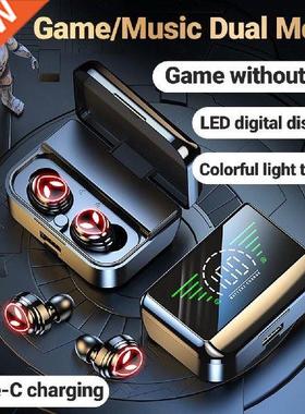 M31 Wireless Gamer Earphones In-ear Low Latency LED Digital