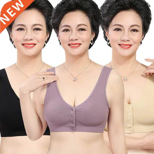 Women Bra Front Closure Plus Big Size Padded Bralette Top Mu
