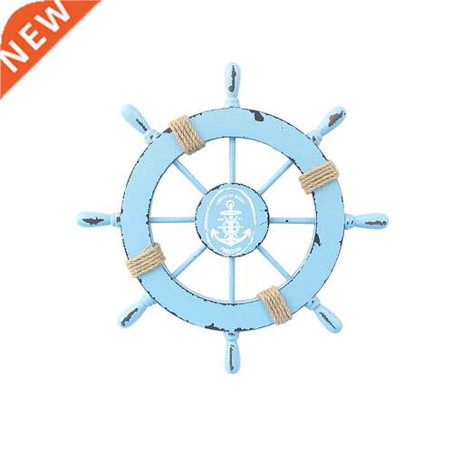 Mediterranean Marine Wall Decoration Wood Boat Rudder Craft
