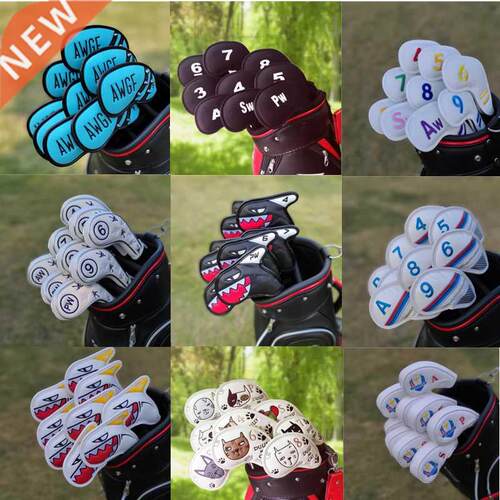 Golf digital gradient iron head cover iron head wedge copper
