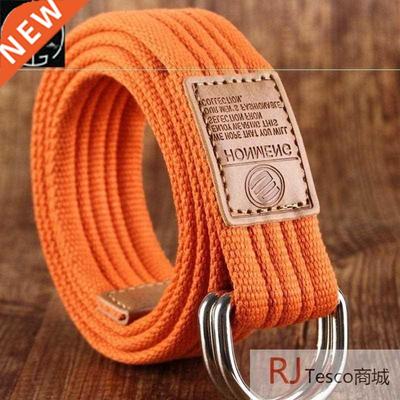 Man general canvas belt Men belts casual women woven belts