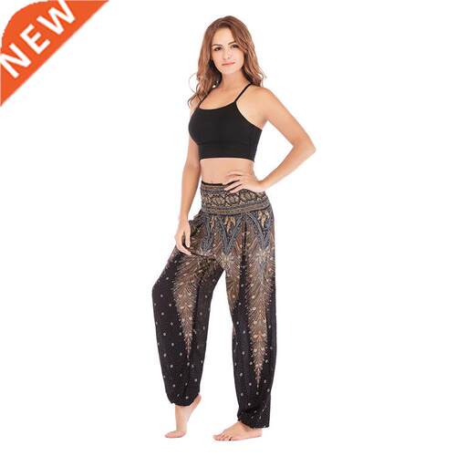 Bohemian knickerbockers women yoga pants sweatpants 灯笼裤女