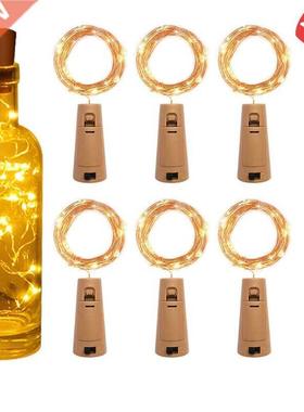 String led Wine Bottle with Cork 20 LED Bottle Lights Batter