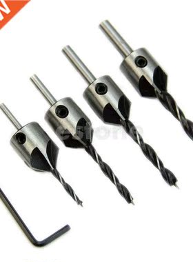 4pcs Drill it HSS 5 Flute Countersink Drill it Set Reer