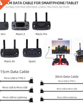 Micro-USB to Lightning/TYPE-C/Micro-USB Data Cable Smartphon